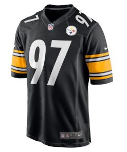 Alternative view of Cameron Heyward Pittsburgh Steelers Nike Game Jersey - Black