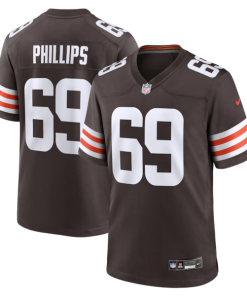 Tyre Phillips Cleveland Browns Nike Team Game Jersey -  Brown