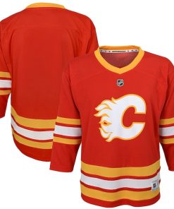 Calgary Flames Youth Home Replica Blank Jersey - Red
