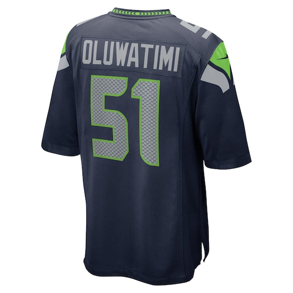 Olusegun Oluwatimi Seattle Seahawks Nike Game Jersey - College Navy - Image 3