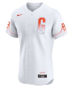 Alternative view of San Francisco Giants Nike City Connect Elite Jersey - White