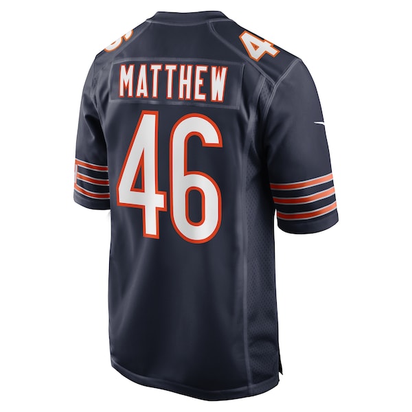 Christian Matthew Chicago Bears Nike Game Jersey - Navy - Image 3