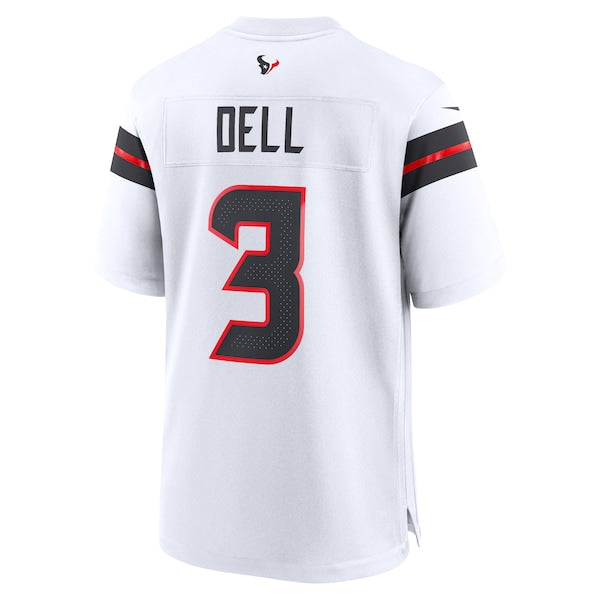 Tank Dell Houston Texans Nike Game Jersey - White/Red/Navy - Image 4