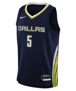 Alternative view of Paige Bueckers Dallas Wings Nike 2025 WNBA Draft Explorer Edition Victory Player Jersey - Navy