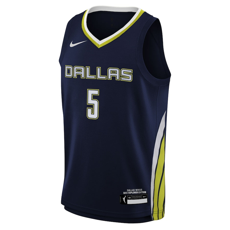 Paige Bueckers Dallas Wings Nike 2025 WNBA Draft Explorer Edition Victory Player Jersey - Navy - Image 2