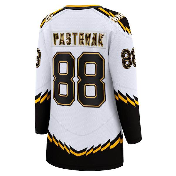 David Pastrnak Boston Bruins Women's Special Edition 2.0 Breakaway Player Jersey - White - Image 3