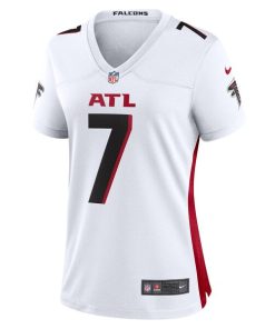 Alternative view of Bijan Robinson Atlanta Falcons Nike Women's Away Game Jersey - White
