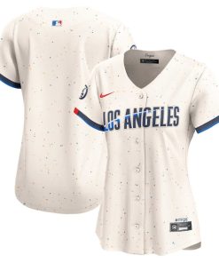 Los Angeles Dodgers Nike Women's 2024 City Connect Limited Jersey - Cream