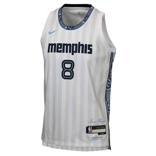 Jaren Jackson Jr. Memphis Grizzlies Nike Youth 2025/26 City Edition Swingman Jersey - White - Image 2
