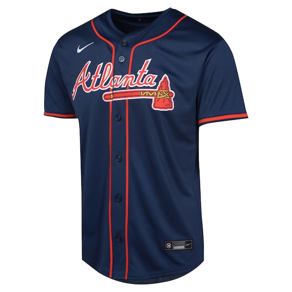 Matt Olson Atlanta Braves Nike Youth Alternate Limited Player Jersey?ยจC Navy - Image 2
