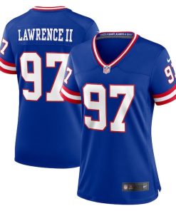 Dexter Lawrence II New York Giants Nike Women's Classic Game Player Jersey - Royal