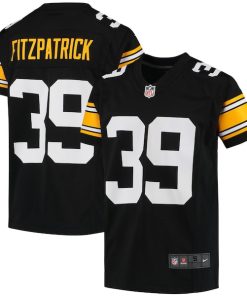 Minkah Fitzpatrick Pittsburgh Steelers Nike Youth Game Jersey - Black