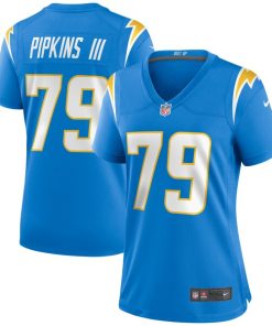Trey Pipkins III Los Angeles Chargers Nike Women's Game Jersey - Powder Blue