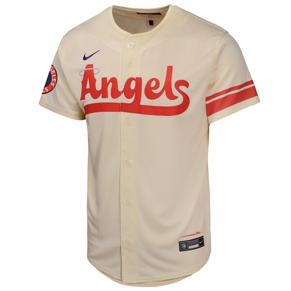Los Angeles Angels Nike Youth City Connect Limited Jersey - Cream - Image 2