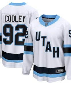 Logan Cooley Utah Hockey Club  Breakaway Player Jersey - White/Black
