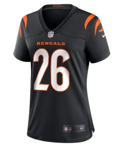 Alternative view of Tycen Anderson Cincinnati Bengals Nike Women's Game Player Jersey - Black