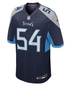Alternative view of Lorenzo Carter Tennessee Titans Nike Team Game Jersey -  Navy