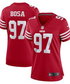 Nick Bosa San Francisco 49ers Nike Women's Team Game Player Jersey - Scarlet