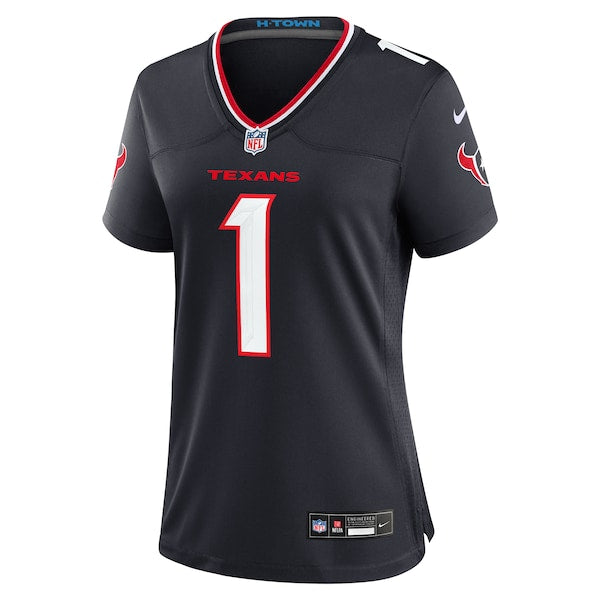 Houston Texans Nike Women's #1 Mom Game Jersey - Navy - Image 2