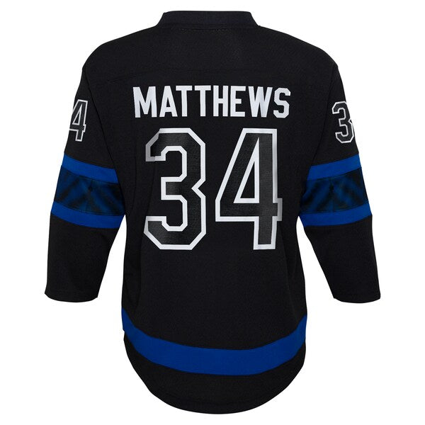 Auston Matthews Toronto Maple Leafs Preschool Replica Player Jersey - Black - Image 3