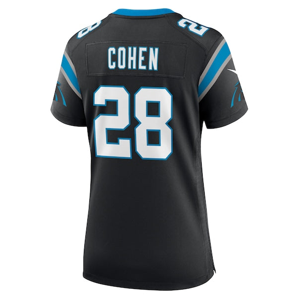 Tarik Cohen Carolina Panthers Nike Women's Game Jersey - Black - Image 3