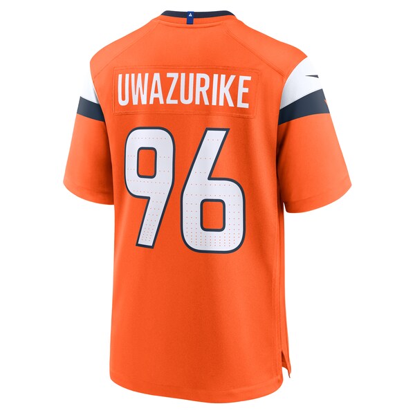 Eyioma Uwazurike Denver Broncos Nike Team Game Jersey - Orange - Image 3