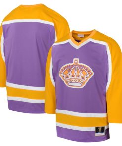 Los Angeles Kings Youth 1980 Blue Line Player Jersey - Purple
