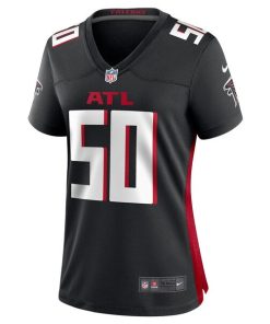 Alternative view of Tae Davis Atlanta Falcons Nike Women's Team Game Jersey -  Black