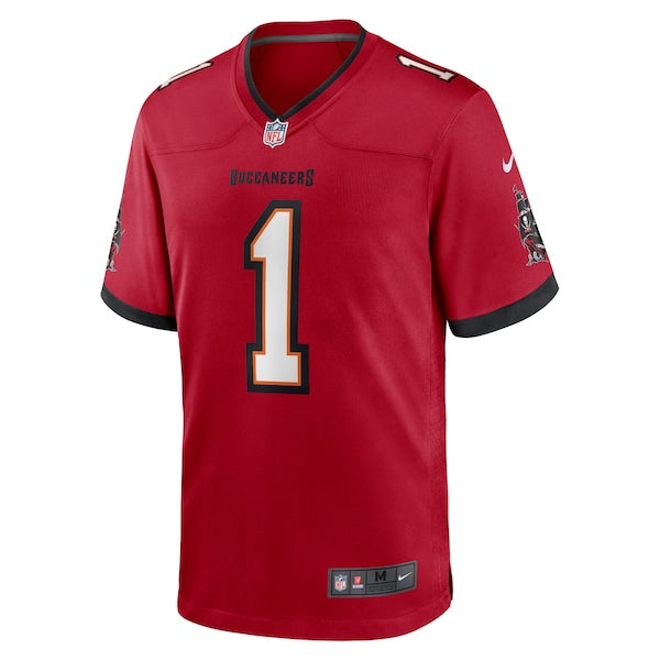Number 1 Dad Tampa Bay Buccaneers Nike Game Jersey - Red - Image 2