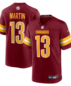 Tay Martin Washington Commanders Nike Team Game Jersey -  Burgundy