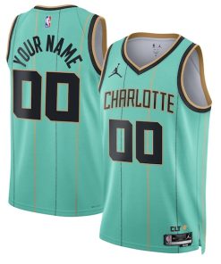 Charlotte Hornets Jordan Brand Unisex 2024/25 Custom Swingman Jersey - City Edition - Mint