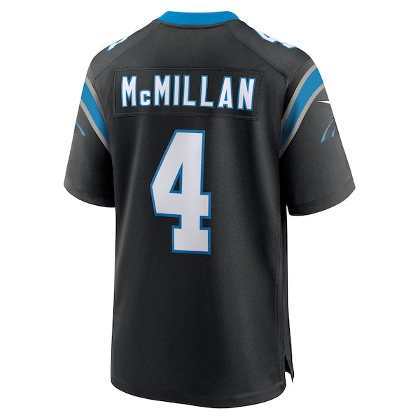 Tetairoa McMillan Carolina Panthers Nike 2025 NFL Draft First Round Pick Game Jersey - Black - Image 3