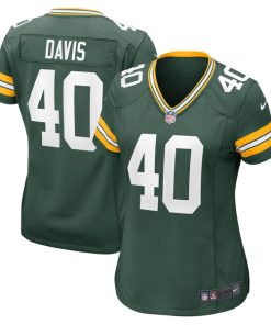 LJ Davis Green Bay Packers Nike Women's  Game Jersey -  Green