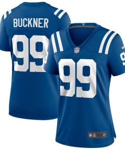 Alternative view of DeForest Buckner Indianapolis Colts Nike Women's Game Player Jersey - Royal/Blue