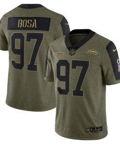 Joey Bosa Los Angeles Chargers Nike 2021 Salute To Service Limited Player Jersey - Olive