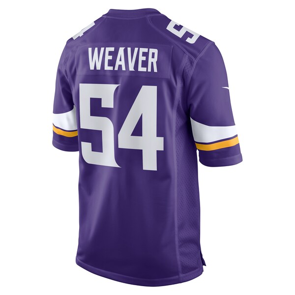 Curtis Weaver Minnesota Vikings Nike Home Game Jersey - Purple - Image 3