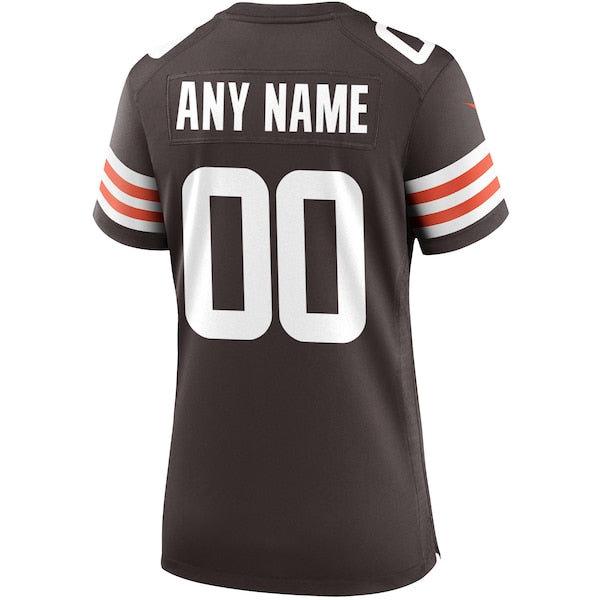 Nike Cleveland Browns Women's Custom Game Jersey - Brown - Image 3