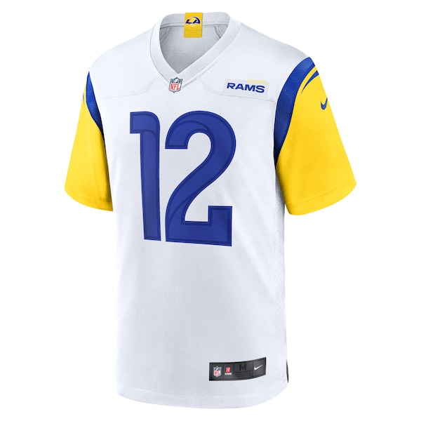 Puka Nacua Los Angeles Rams Nike Game Player Jersey - White - Image 2
