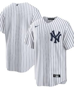 New York Yankees Nike Home Blank Replica Jersey - White