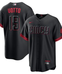 Joey Votto Cincinnati Reds Nike 2023 City Connect Replica Player Jersey - Black