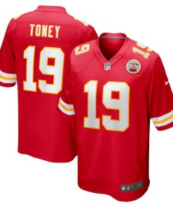 Kadarius Toney Kansas City Chiefs Nike Game Player Jersey - Red