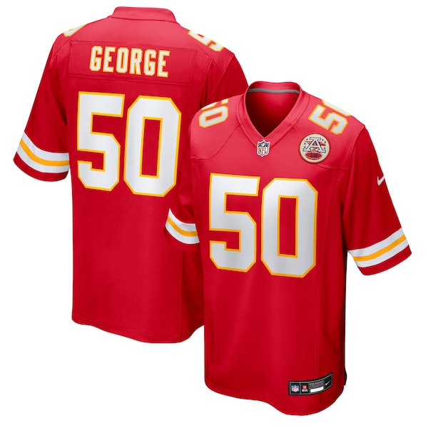 Brandon George Kansas City Chiefs Nike Team Game Jersey - Red