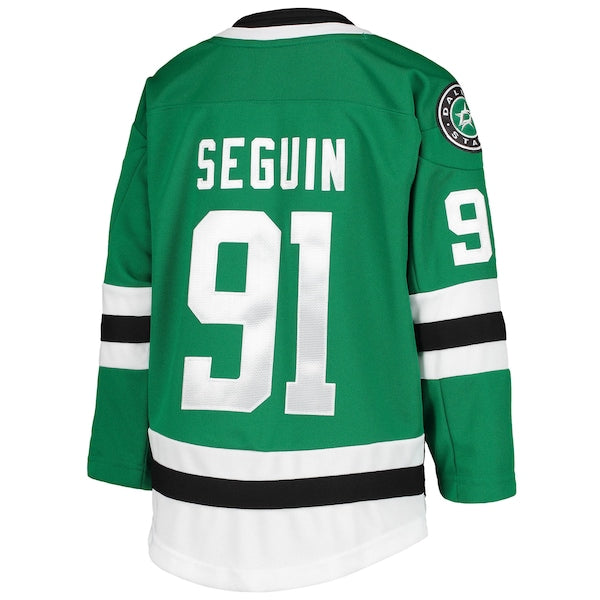 Tyler Seguin Dallas Stars Youth Home Premier Player Jersey - Kelly Green - Image 3