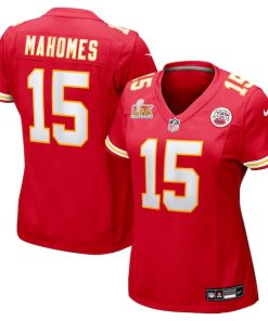 Patrick Mahomes Kansas City Chiefs Nike Women's Super Bowl LIX Game Jersey - Red