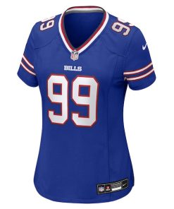 Alternative view of Larry Ogunjobi Buffalo Bills Nike Women's Team Game Jersey -  Royal