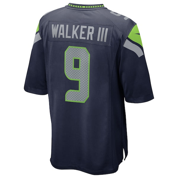 Kenneth Walker III Seattle Seahawks Nike 50th Season Game Jersey - College Navy/Royal/White - Image 4
