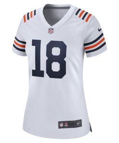 Alternative view of Caleb Williams Chicago Bears Nike Women's 2024 NFL Draft 2nd Alternate Game Player Jersey - White