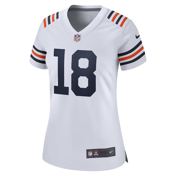 Caleb Williams Chicago Bears Nike Women's 2024 NFL Draft 2nd Alternate Game Player Jersey - White - Image 2