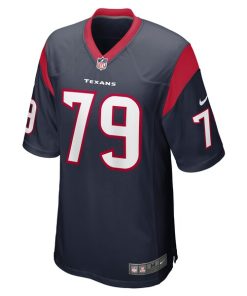 Alternative view of Jimmy Morrissey Houston Texans Nike Game Jersey - Navy