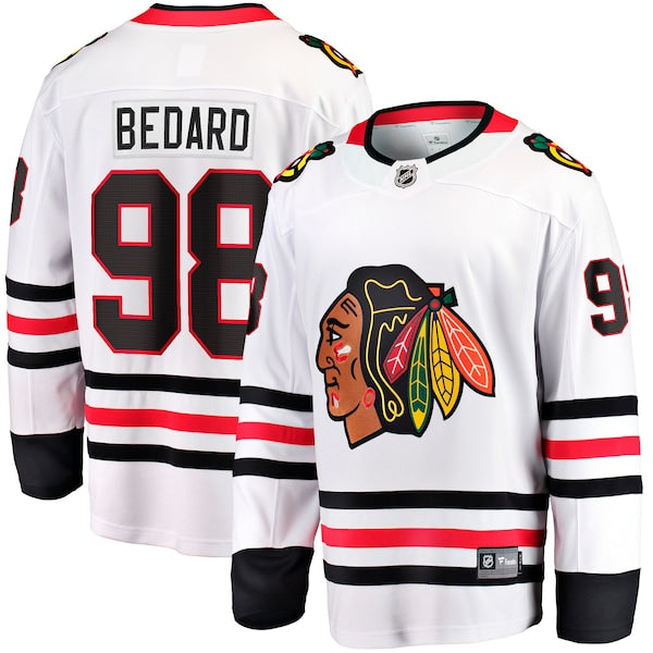 Connor Bedard Chicago Blackhawks Breakaway Jersey - White